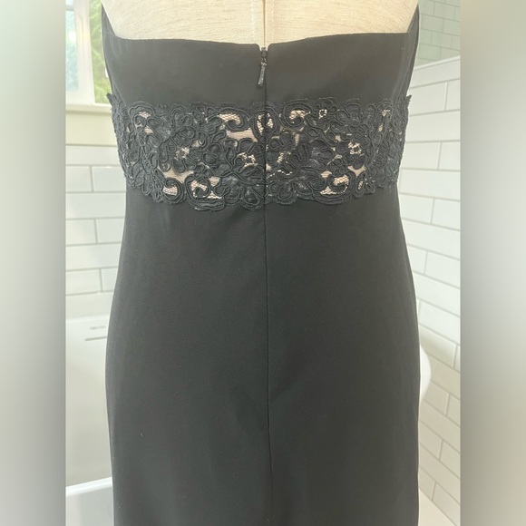 Jones New York Black Halter Dress with Lace Detail - Picture 5 of 8